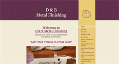 Desktop Screenshot of dandbmetalfinishing.com