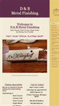 Mobile Screenshot of dandbmetalfinishing.com